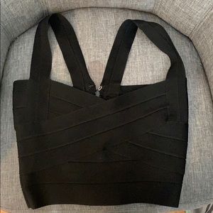 NWT CROP BANDAGE TANK